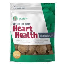Dr. Marty Better Life Bites - Heart Health Freeze-Dried Raw Premium Turkey Wellness Treats. 3.5-oz bag.
