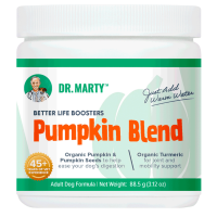 Dr. Marty Better Life Boosters – Pumpkin Blend for canine digestive support. 