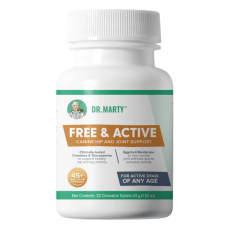 •	Dr. Marty Free And Active- Canine Hip And Joint Support- 30 Chews