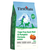 FirstMate Cage Free Duck Meal & Pumpkin Formula Dry Dog Food Bag