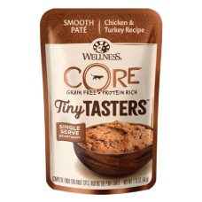 Wellness CORE Tiny Tasters Chicken Pate Grain-Free Cat Food Pouches