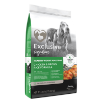 Exclusive Signature Healthy Weight Adult Dog Chicken & Brown Rice Formula