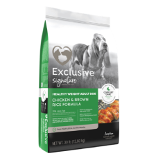 Exclusive Signature Healthy Weight Adult Dog Chicken & Brown Rice Formula | Argyle Feed Store