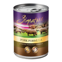 Zignature Pork Limited Ingredient Formula Grain-Free Canned Dog Food, 13-oz