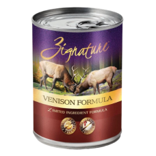 Zignature Venison Limited Ingredient Formula Grain-Free Canned Dog Food, 13-oz