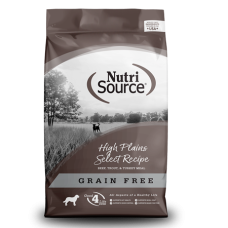NutriSource High Plains Select Grain Free Beef, Trout & Turkey Dog Food