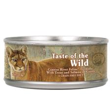Taste of the Wild Canyon River Feline Formula with Trout and Salmon in Gravy