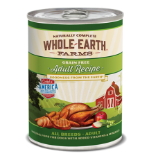 Whole Earth Farms Grain Free Adult Recipe Canned Dog Food | Argyle Feed Store