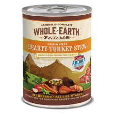 Whole Earth Farms Grain Free Wet Dog Food Hearty Turkey Stew