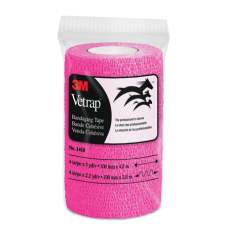 Vetrap Self-Adherent Bandaging Tape Hot Pink