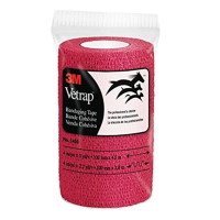 Vetrap Self-Adherent Bandaging Tape Red