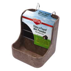 Kaytee Hay & Food Bin Feeder with Quick Locks