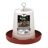 Little Giant 3lb Plastic Hanging Poultry Feeder | Argyle Feed Store