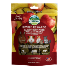 Oxbow Simple Rewards Baked Treats With Apple & Banana
