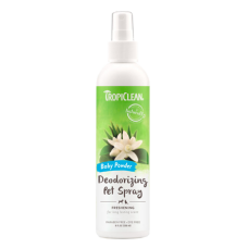 TropiClean Baby Powder Deodorizing Pet Spray | Argyle Feed Store