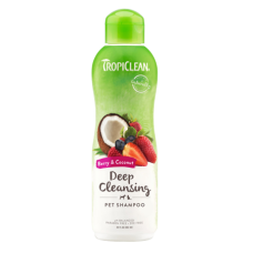 TropiClean Deep Cleaning Berry & Coconut Dog & Cat Shampoo | Argyle Feed Store