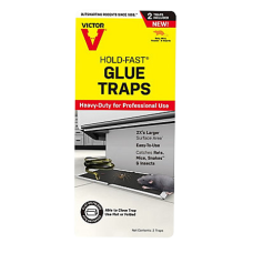 Victor Hold-Fast Disposable Rat Glue Traps – 2pk