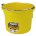 Little Giant 8 Quart Flat Back Plastic Bucket | Argyle Feed Store