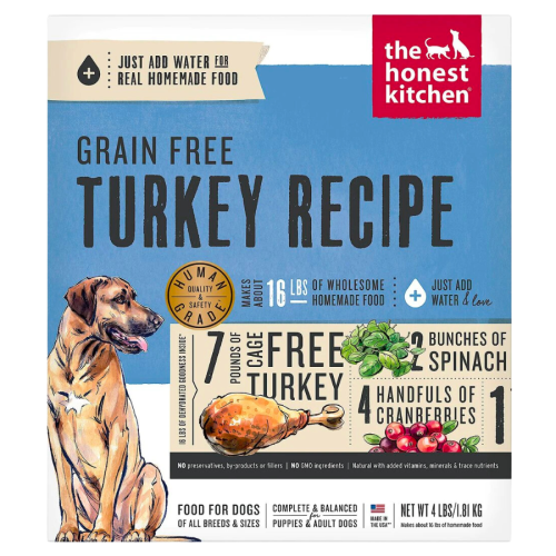 The Honest Kitchen Grain Free Turkey Recipe Dehydrated Argyle