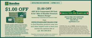Standlee Hay Coupon