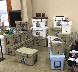 Yeti Coolers at Argyle Feed Store