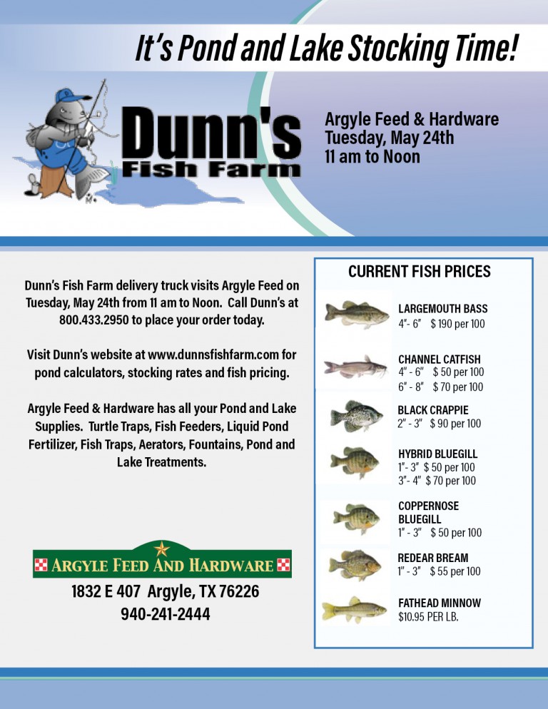Dunn’s Fish Truck Visits Argyle Feed Argyle Feed Store