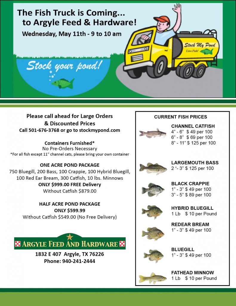 Stock My Pond Fish Truck