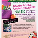 Argyle Feed_MissionMoms Backpack Drive_Flyer