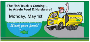 Stock Your Pond at Argyle Feed Store