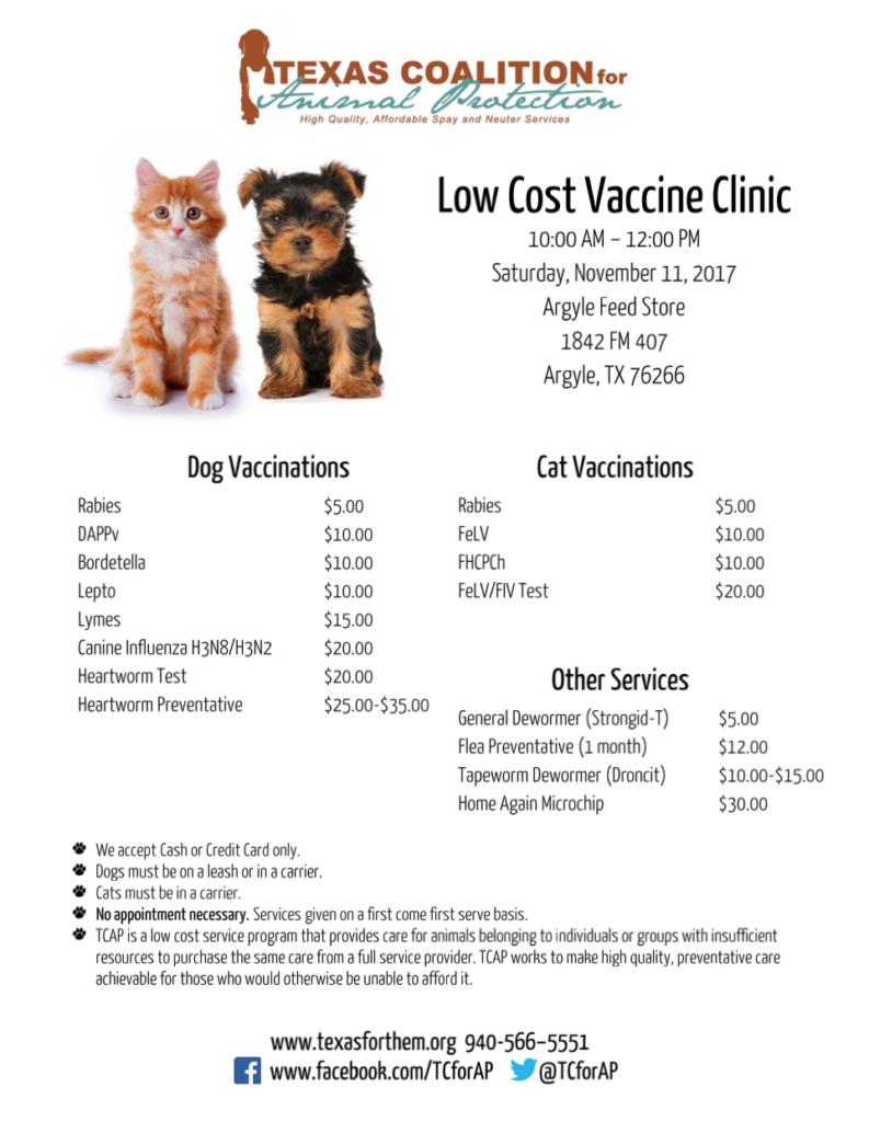 low cost mobile vaccinations