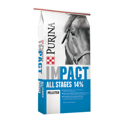 Impact All Stages 14% Pelleted Horse Feed