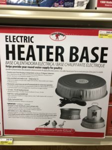 Electric Heater Base for Poulty Waterers