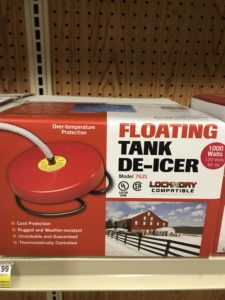 Floating Tank De-Icer