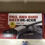 Pail and Bird Bath De-Icer