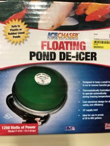 Floating Pond De-Icer