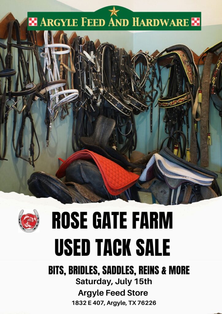 Used Tack Sale